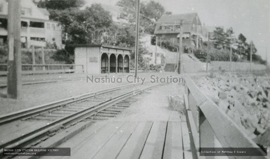 Postcard: New Haven Railroad Station, Windermere, Hull, Massachusetts